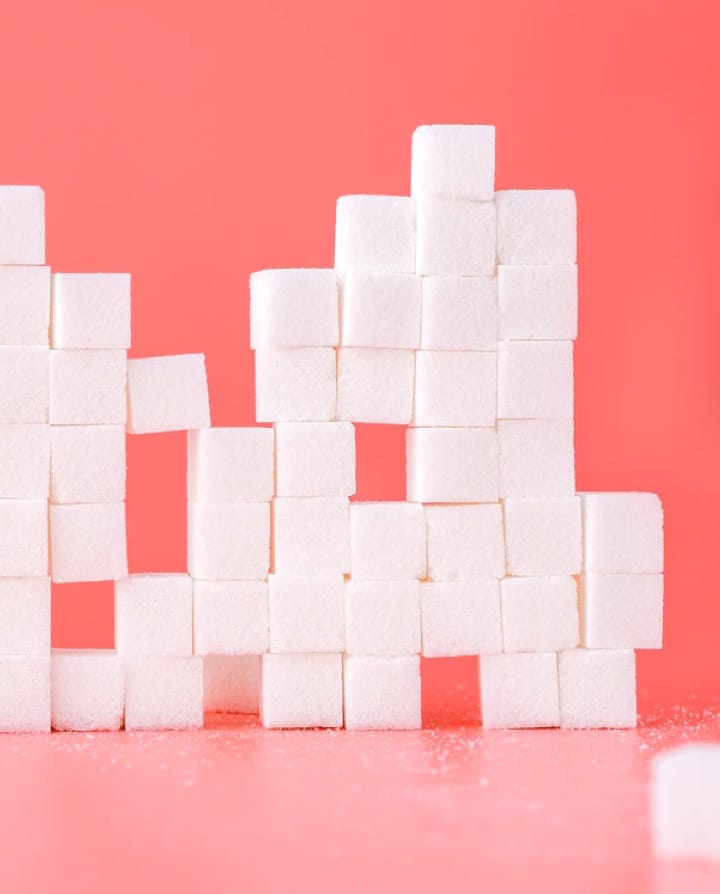 stacked sugarcubes